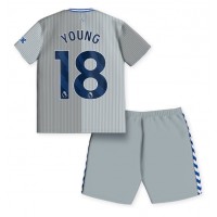 Dječji Nogometni Dres Everton Ashley Young #18 Rezervni 2023-24 Kratak Rukav (+ Kratke hlače)